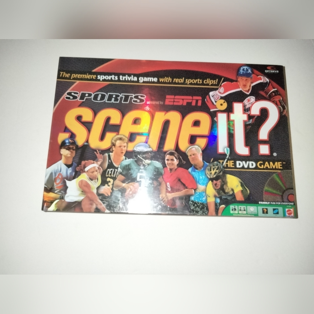 Sports powered by ESPN Scene it? DVD Game (NEW-In-Box) Original Plastic Cover